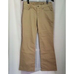 Faded Glory Jeans Womens 8 Average Tan Mid Rise Stretch Bootcut 1972